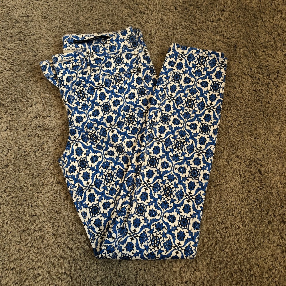 Zara Printed Skinny Jeans
